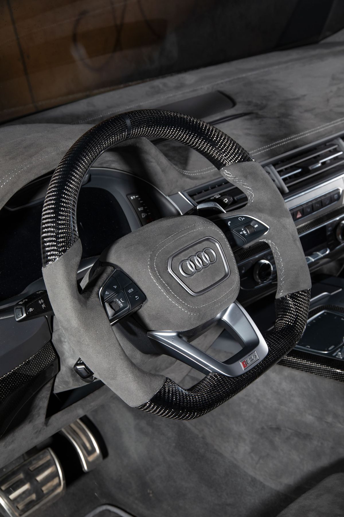 Garage424 Alcantara Yeşil Süet Kumaş
